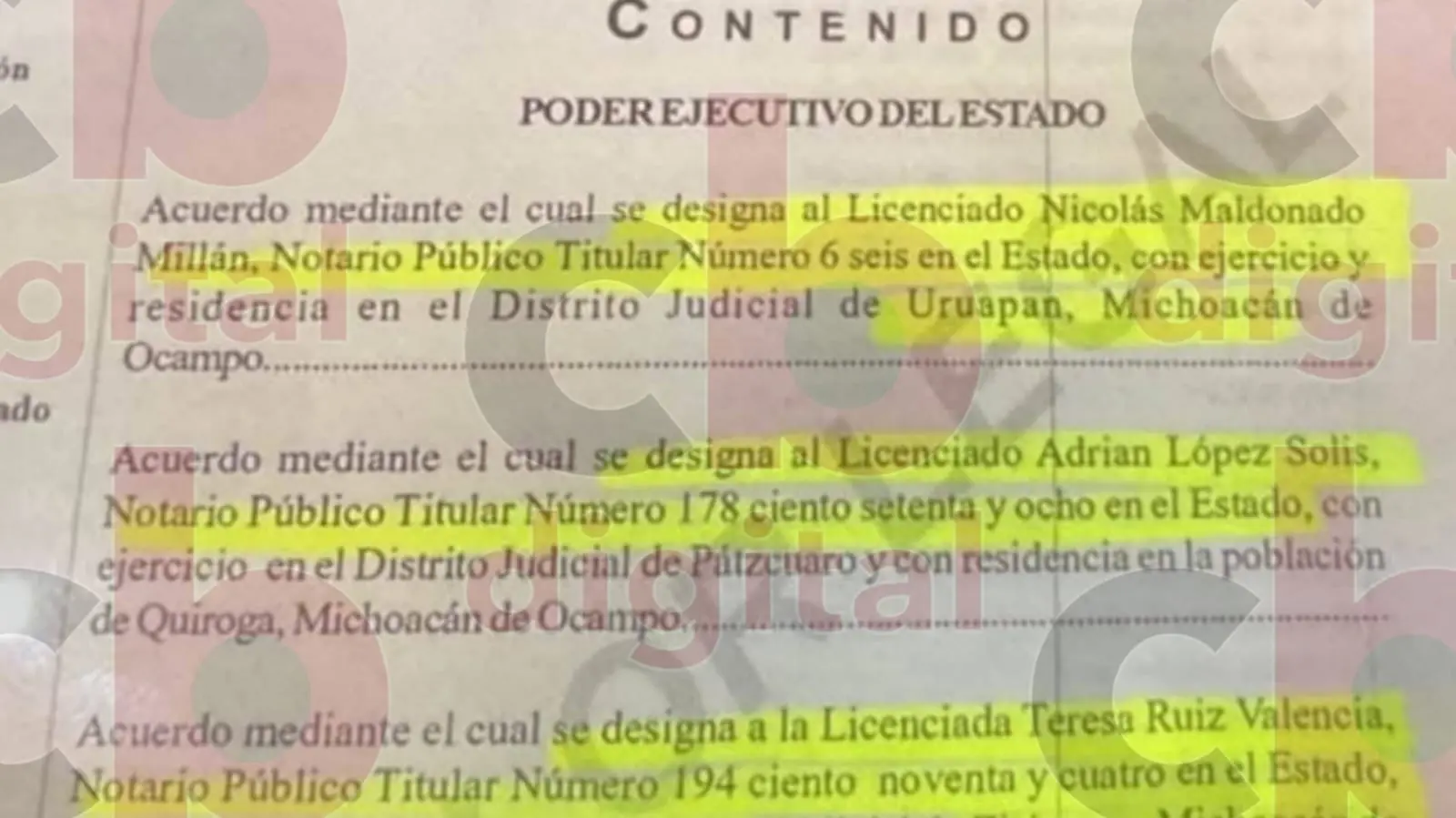 Nombran a Adrián López Solís notario 178 en Quiroga, Michoacán