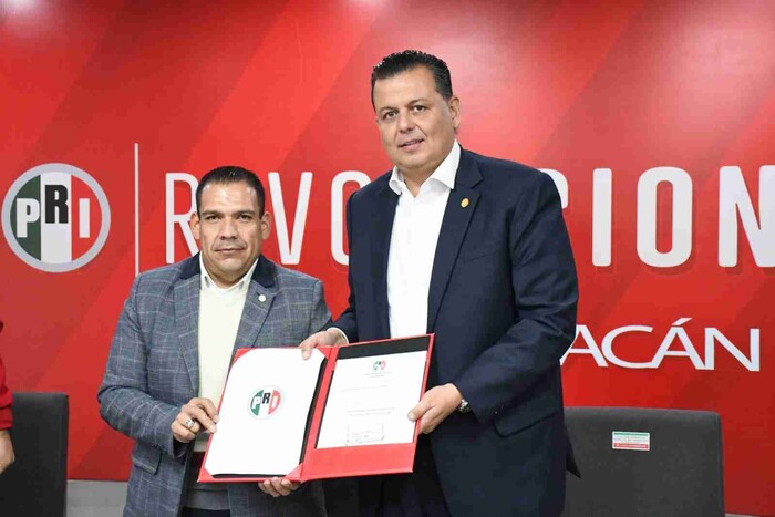 Nombran como secretario de Operación Política del CDE PRI Michoacán a Bladimir González