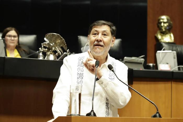 Noroña rechaza renunciar a la Presidencia de la mesa directiva del Senado, pese a sus declaraciones