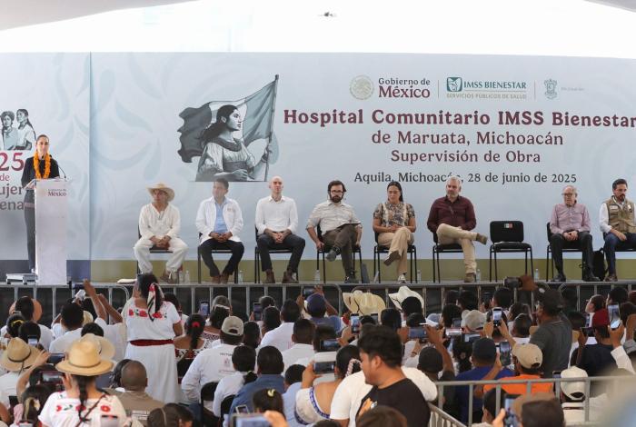 Nuevo hospital comunitario de Maruata se inaugura en agosto: Sheinbaum