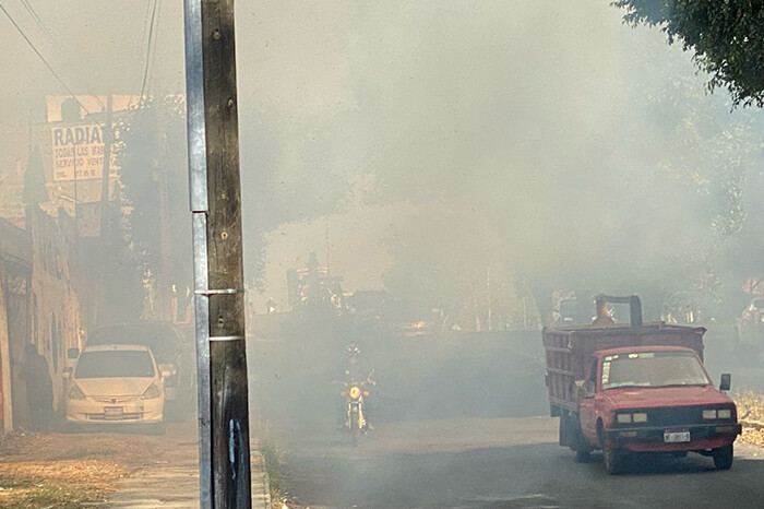 Ocurre otro incendio en pastizal, ahora en la colonia Lago 1, de Morelia