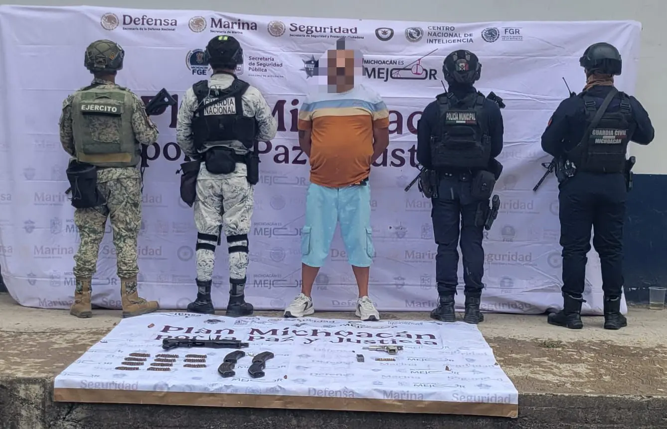 Operativos conjuntos dejan un detenido, armas y vehículos asegurados: SSP