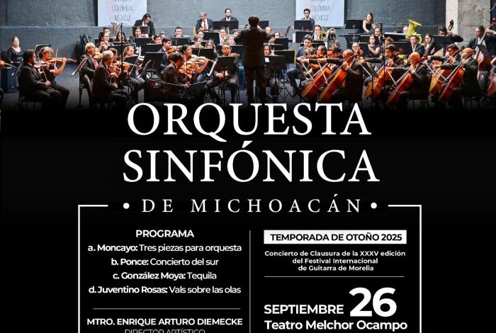 Osidem ofrecerá concierto en clausura del Festival de Guitarra de Morelia