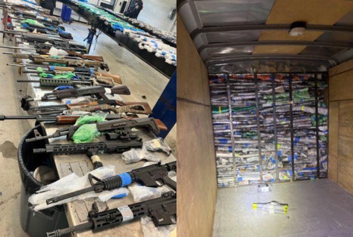 Padre e hijo mexicanos son detenidos en Texas: traían más de 300 armas y municiones al país