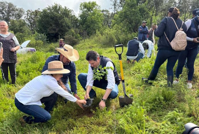 Pala en mano, salen a reforestar Morelia
