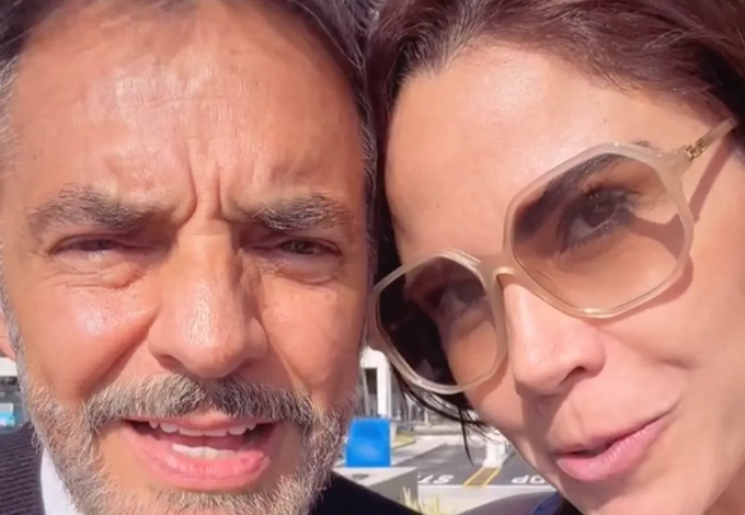 Paola Rojas y Eugenio Derbez preparan proyecto conjunto