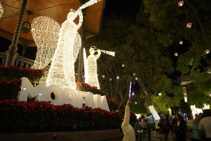 Para ambientación navideña, Morelia invirtió 800 mil pesos
