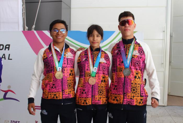 Patinaje michoacano conquista oro, plata y bronce en la Olimpiada Nacional 2026