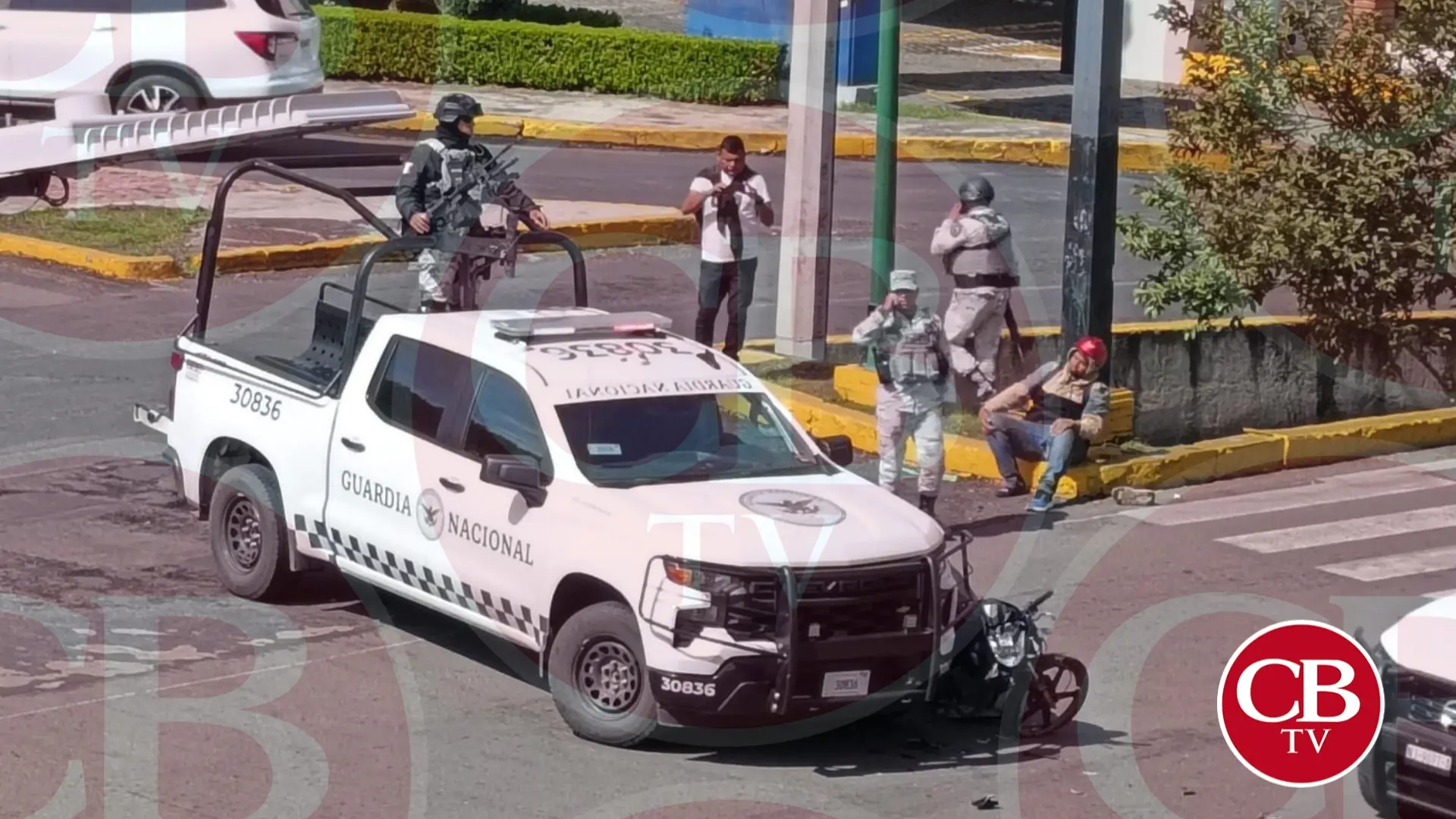Patrulla de Guardia Nacional atropella motociclista en Morelia