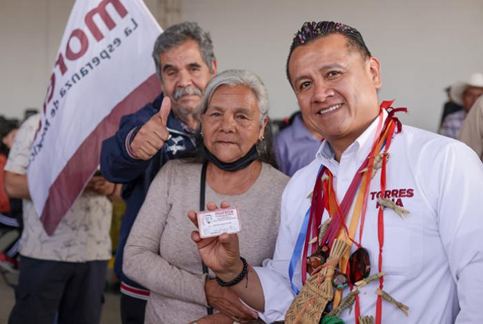 Pensiones del Bienestar garantizan una vejez digna para nuestros adultos mayores: Carlos Torres Piña
