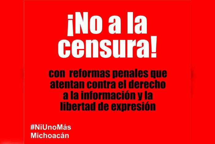Periodistas reclaman intento de censura en tipificación de apología del delito