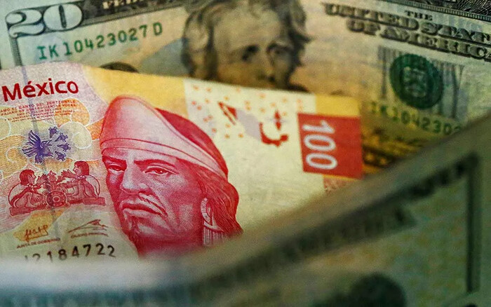 Peso mexicano se aproxima a las 20 unidades por dólar