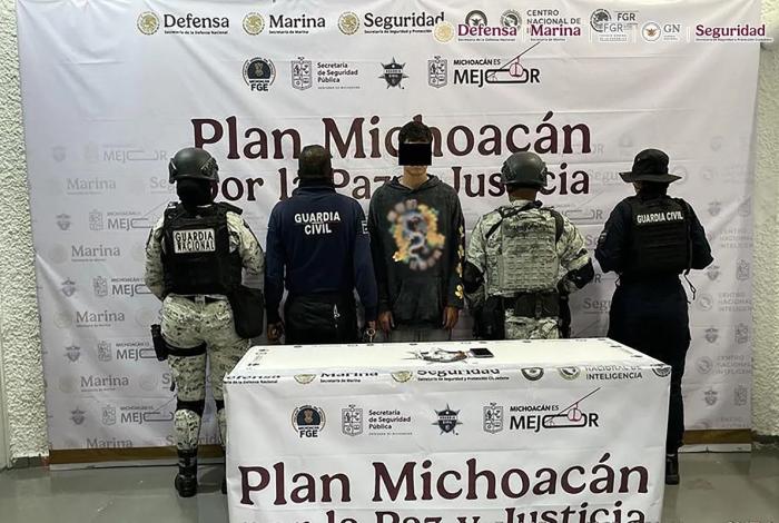 Plan Michoacán: ocho detenidos, armas y vehículos asegurados