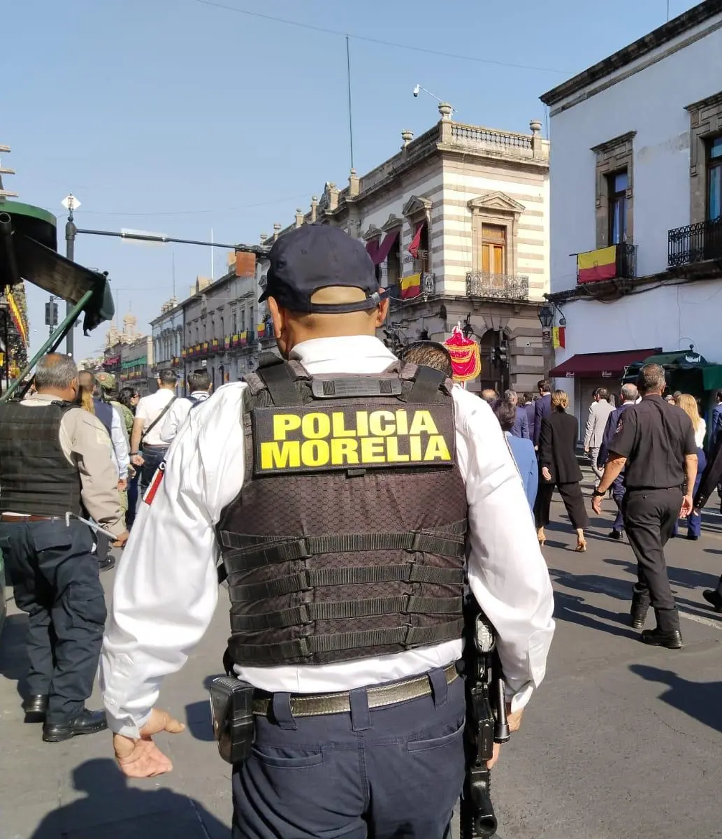 Policía Morelia desplegará operativo para el Aniversario de Morelia
