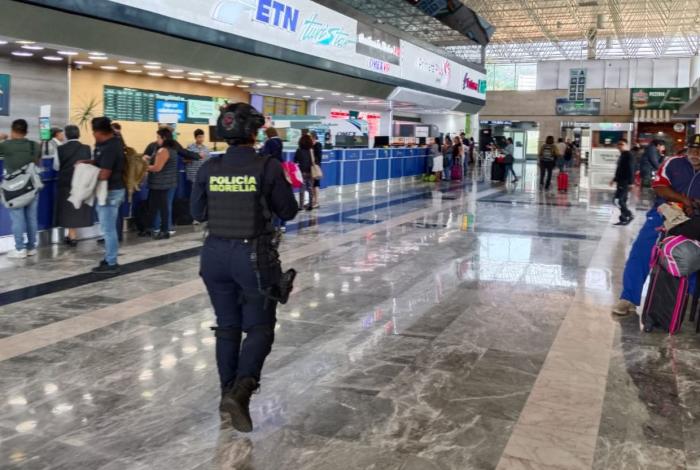 Policía Morelia mantiene vigilancia y auxilio en TAM y Aeropuerto