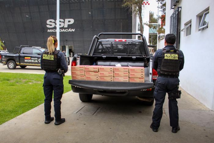 Policía Morelia recibe municiones para fortalecer servicio y estrategia de seguridad
