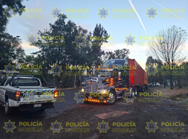 Policía Morelia recupera contenedores con reporte de robo