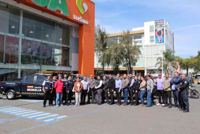 Policía Morelia y ANTAD Michoacán arrancan operativo del Buen Fin en Morelia