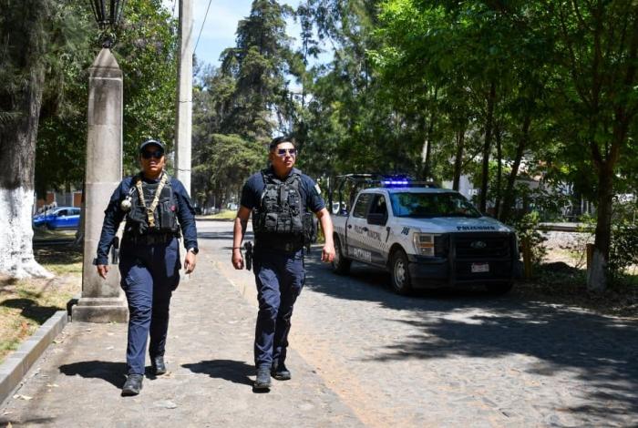 Policía Municipal de Pátzcuaro refuerza acciones de prevención para cuidar el orden y la tranquilidad