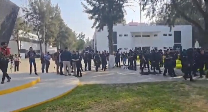 Policías de la Guardia Civil toman instalaciones de la SSP