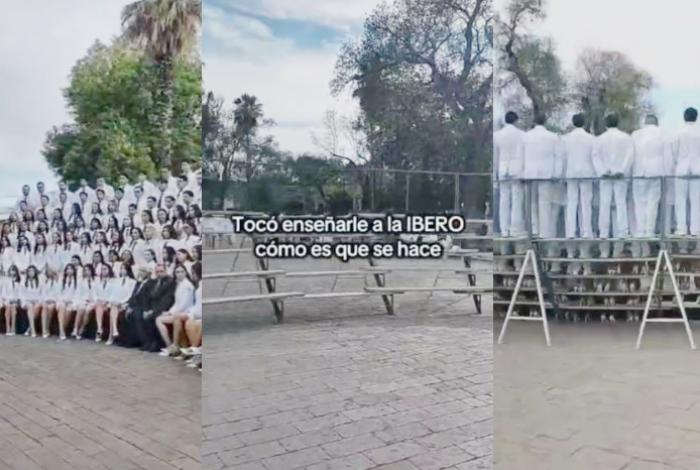 Ponen ejemplo: 150 alumnos de la UVAQ Morelia se toman foto grupal con un buen templete