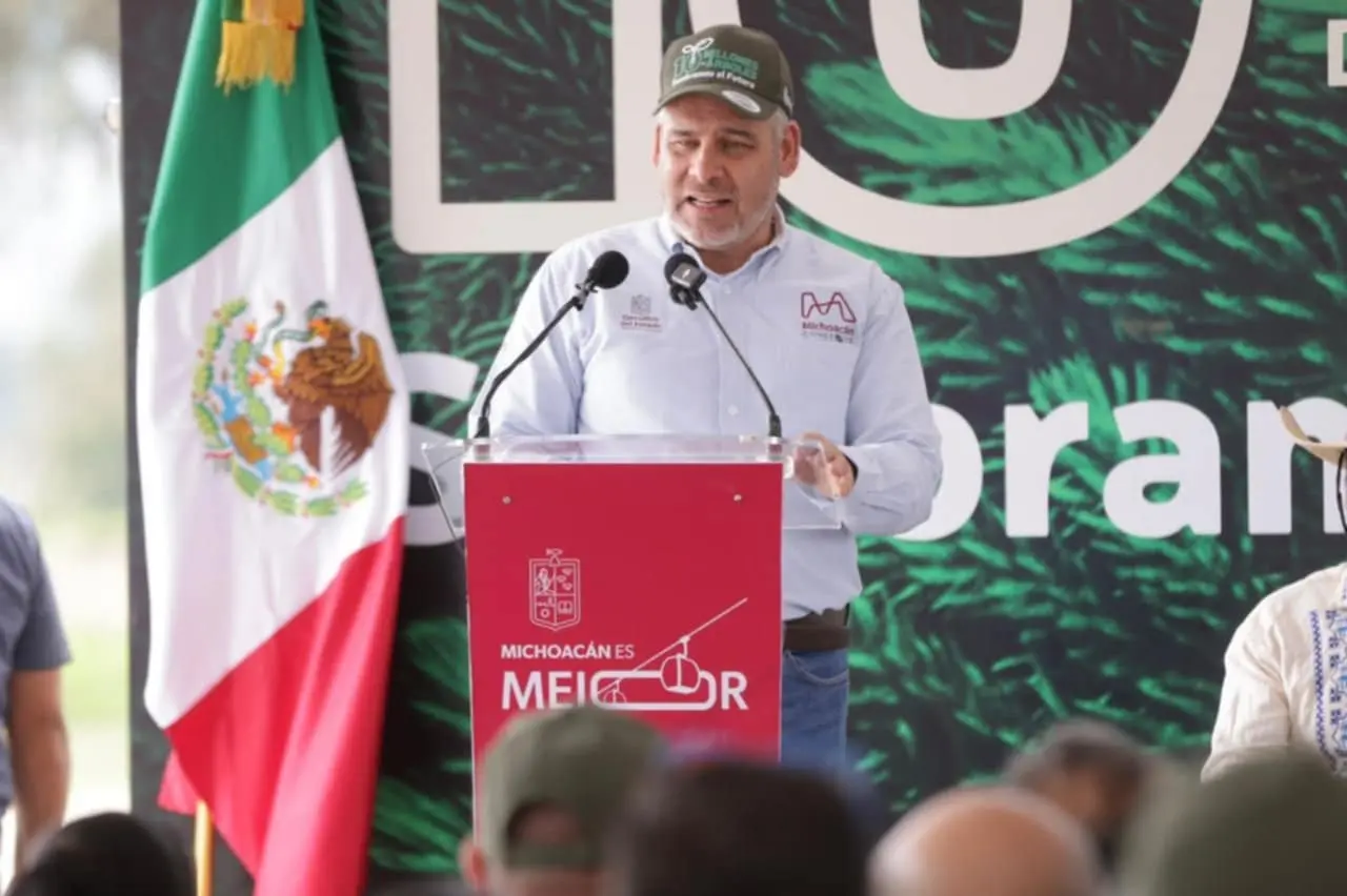 Por aire se lanzarán semillas para reforestar 50 mil has de bosques: Bedolla