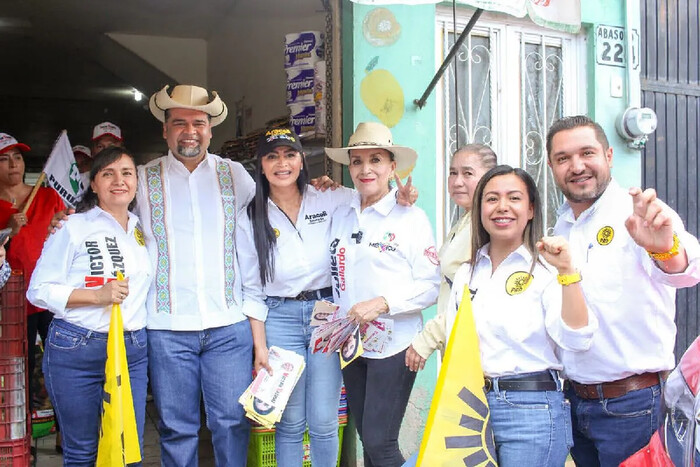 Porque la voluntad de las y los michoacanos está de nuestro lado, que no quepa duda ¡vamos a ganar!: Araceli Saucedo