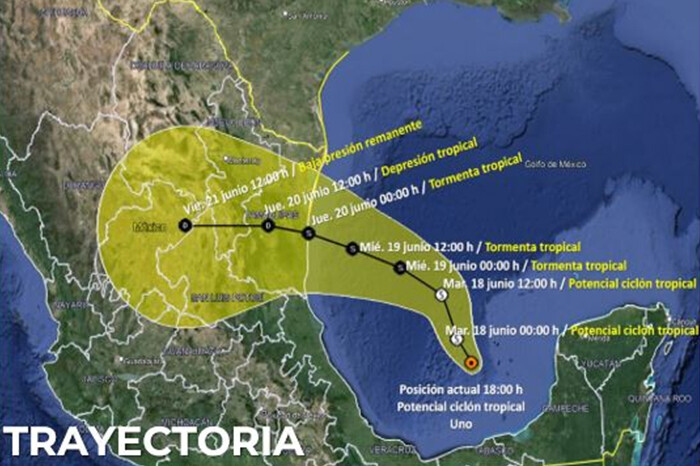 Potencial ciclón tropical tocaría tierra el jueves; activan protocolos de alerta