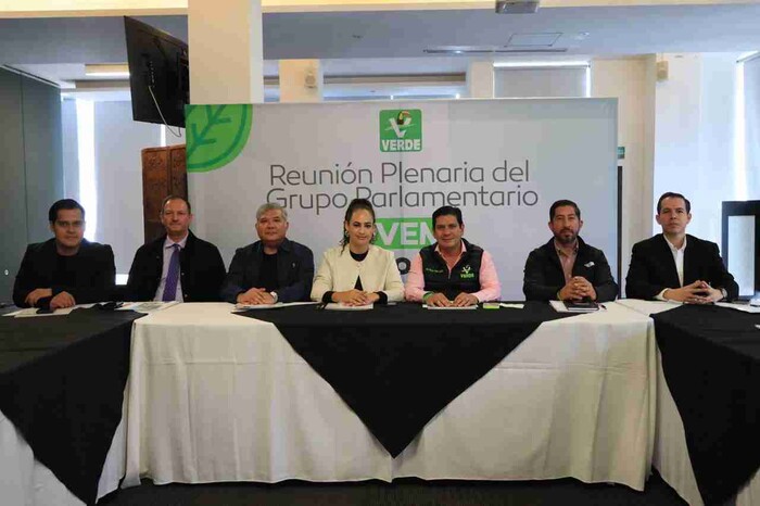 Presenta Partido Verde a diputados integrantes de la 76 Legislatura