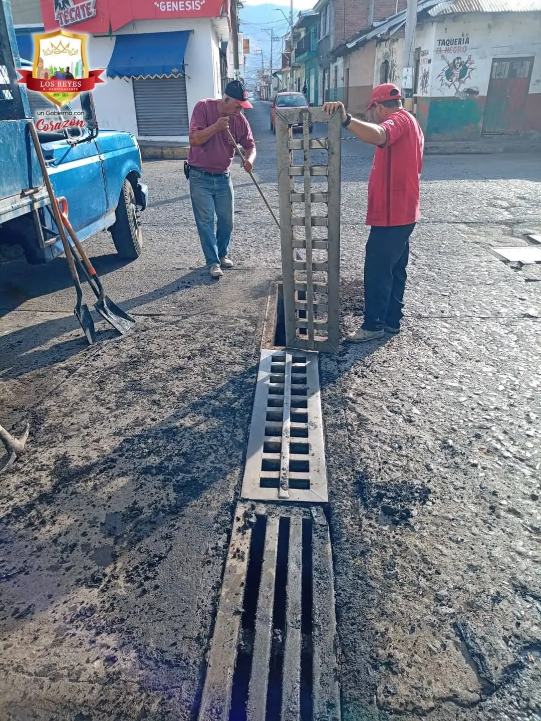 Previenen inundaciones con limpieza de alcantarillas en Los Reyes y diversas acciones: Humberto Jiménez