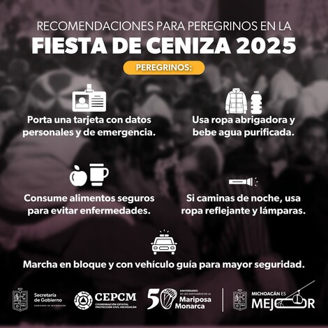 Protección Civil emite recomendaciones para Fiesta de Ceniza en Carácuaro: Segob / se celebra 5 de marzo