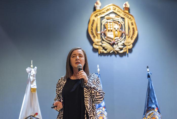 Que nadie apague su voz, convoca la doctora Nuria Varela a estudiantes de la UMSNH