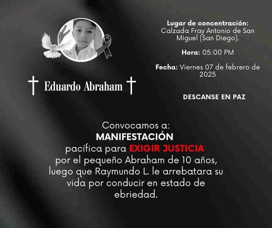 ¡Que siempre NO! Tras llegar acuerdo reparatorio familia de Abraham cancela marcha