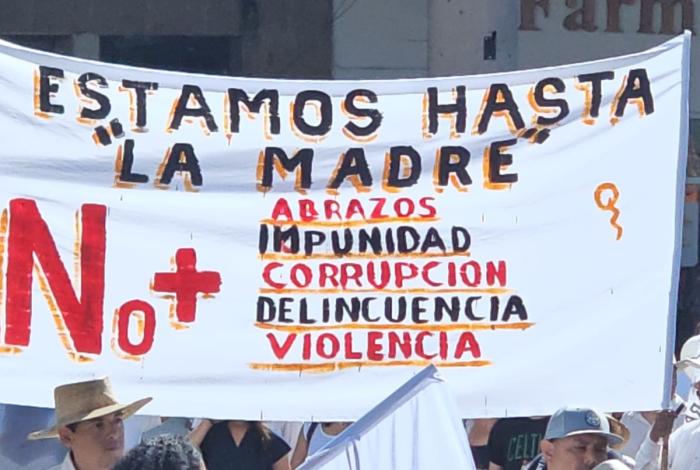 “Queremos paz, queremos libertad”, familias protestaron este sábado, en Uruapan