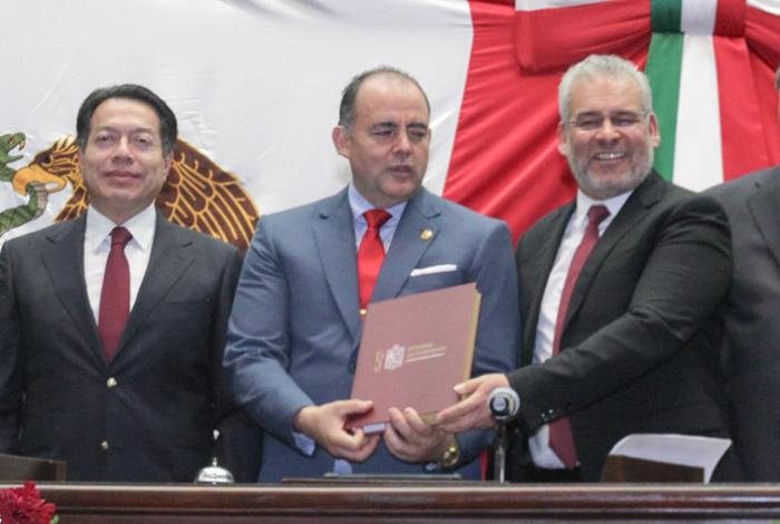 Quinto Informe: Bedolla destaca inversión histórica en infraestructura y más de 4 mil obras públicas