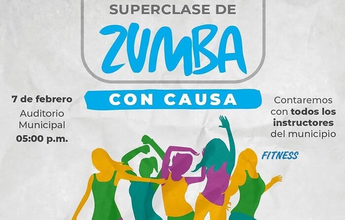 Quiroga invita a la Clase de Zumba con Causa: Actívate y ayuda