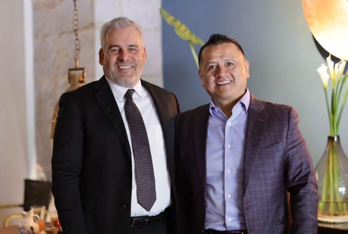 Ramírez Bedolla se reúne con Torres Piña, tras designación como coordinador estatal