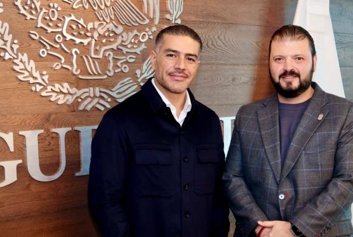 Raúl Zepeda y Harfuch fortalecen coordinación en materia de seguridad