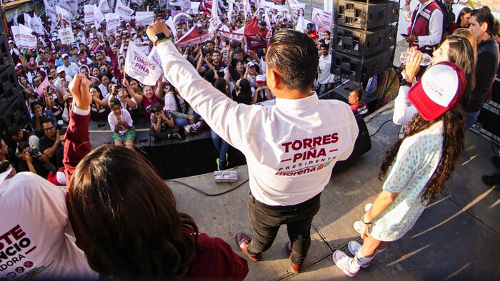 Realiza Torres Piña su segundo cierre de campaña