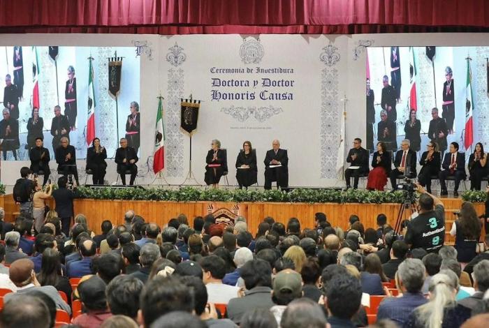 Reconoce Bedolla aportación de galardonados con doctorado honoris causa por la UMSNH