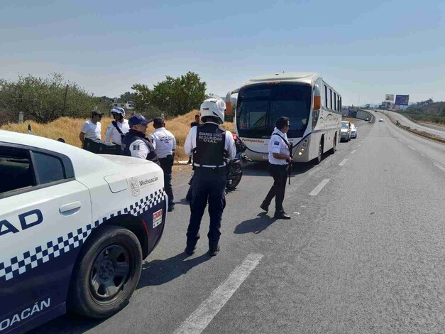 Recupera Seguridad Vial autobús con reporte de robo