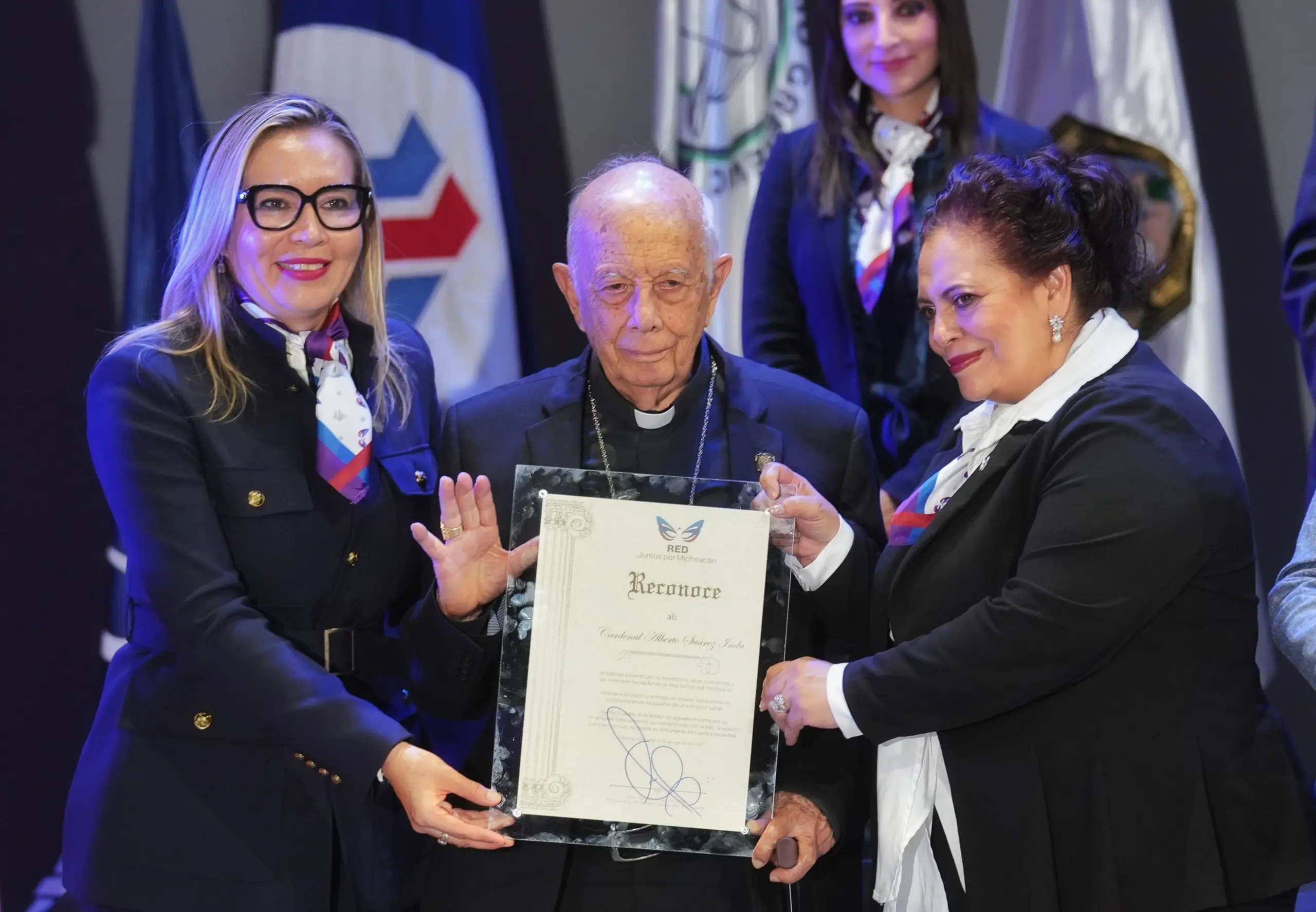 Red Juntos por Michoacán entrega la Presea “Cardenal Alberto Suárez Inda”; el organismo celebra 10 años de historia