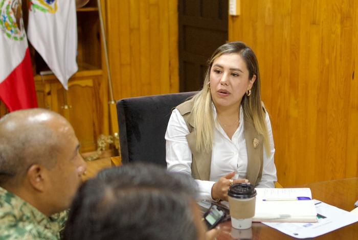 Reforzamos la Seguridad: Dayana Pérez lidera reunión con Corporaciones Federales y Estatales