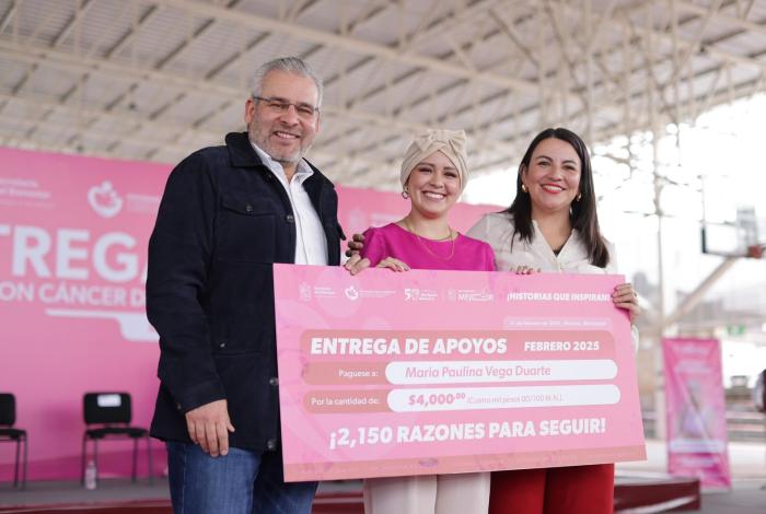 Refuerza Michoacán atención a dos mil 900 mujeres con cáncer: Bedolla