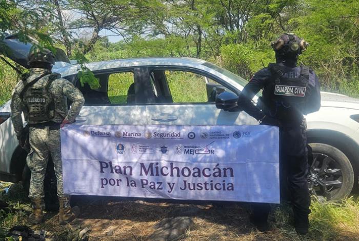 Refuerzan seguridad en La Piedad; aseguran vehículos, chalecos balísticos y cartuchos útiles