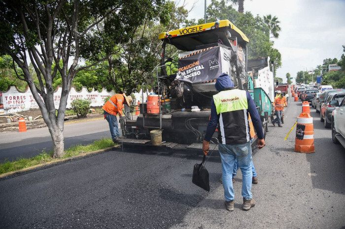 Rehabilitación de Periférico de Morelia con 81% de avance, dice SCOP