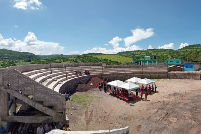 Remodelan Plaza de Toros de Cañada del Herrero en Tarímbaro