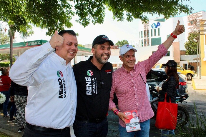 René Valencia no afloja el paso en la recta final de la campaña electoral