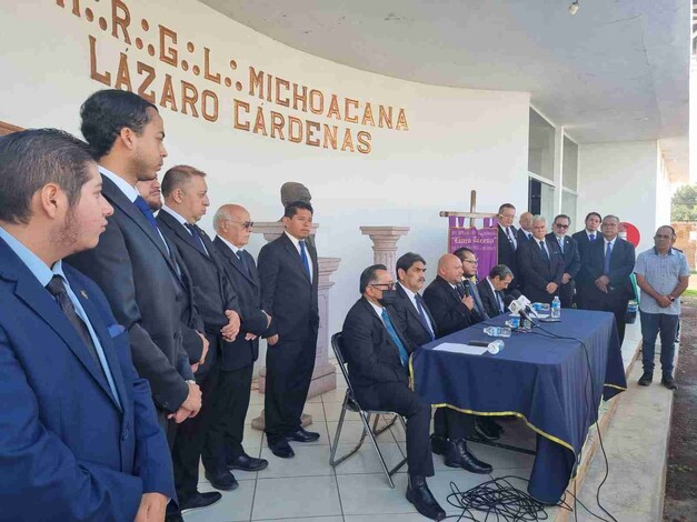 Renovación de la dirigencia de la Muy Respetable Gran Logia Michoacana “Lázaro Cárdenas”