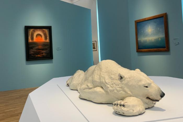 Rusia mira hacia el norte en una exposición artística en Moscú dedicada al Ártico